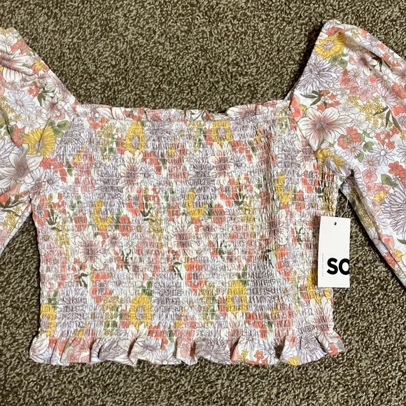 Long sleeve crop top - Picture 3 of 6